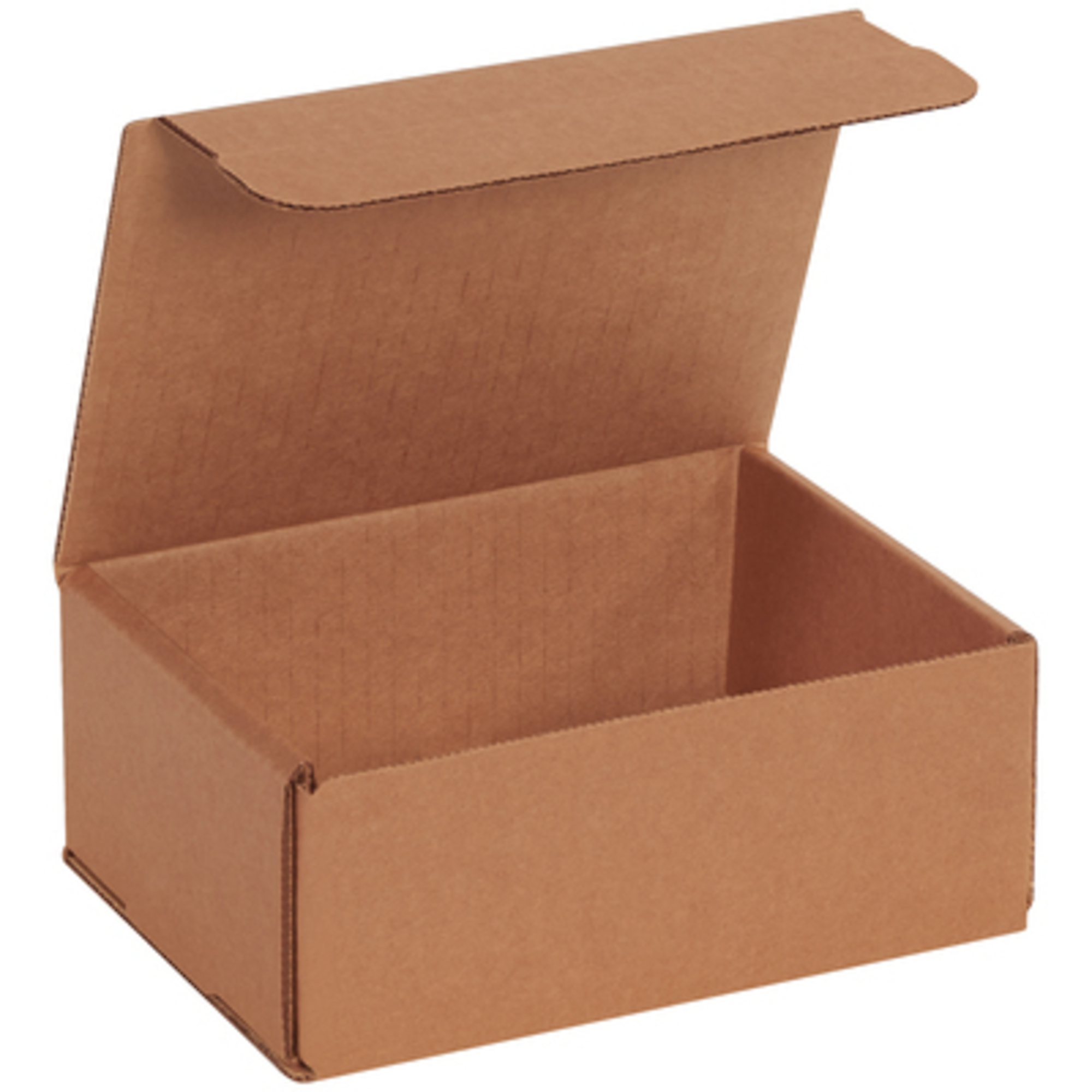 Stock Packaging Kraft Corrugated Boxes — 6.5in. x 4.875in. x 2.625in., 50 Pcs, Model# MRX6XK